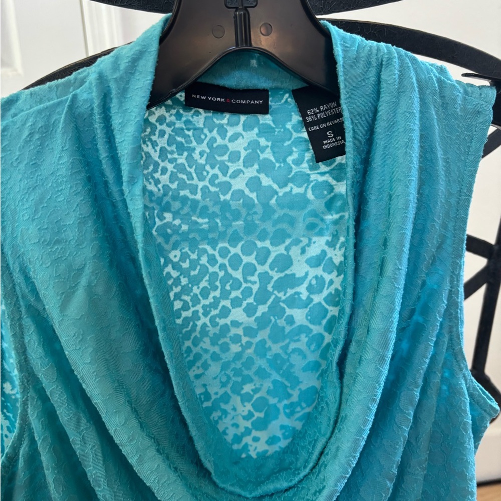New York & Company Tral Sleeveless Cowl Neck Tank - Picture 3 of 3